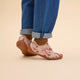 Affenzahn Chaussons de chambre d'enfant en coton Movy Deer
