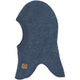 Mikk-Line Cagoule enfant en laine Wool Fullface Blue Melange