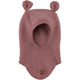 Mikk Line Cagoule en laine avec oreilles Wool Fullface Burlwood