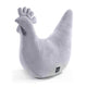 La Millou Coussin d'allaitement de la poule de grand-mère Dana Collection Velours Gris foncé