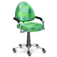 Mayer Chaise de bureau ergonomique évolutive Freaky, Cercles verts