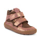 Froddo Chaussures barefoot pour enfants Tex-Automne Chocolat Rose