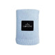 LullaLove Couverture en bambou bleu ciel 120x100 cm