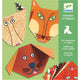 Djeco Origami kit créatif avec autocollants Animaux