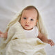 LullaLove Couverture en laine mérinos Coconut