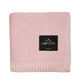 LullaLove Couverture en bambou 120x100 cm Rose poudré