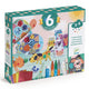 Djeco Ensemble d'art pour enfants 6in1 animaux et leurs maisons
