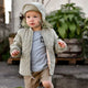 Mikk-Line Chapeau de soleil pour enfants avec protège-cou blanc