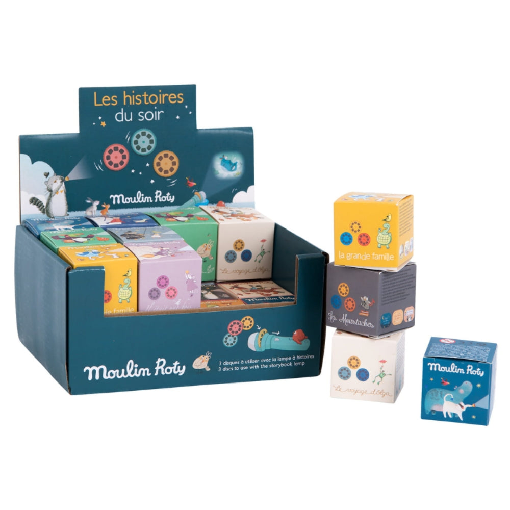 Moulin Roty Set de 3 contes de fées pour le projecteur Il était une fois