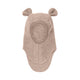 Huttelihut Cagoule en laine avec oreilles pour enfants Acajou Rose