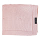 LullaLove Couverture en laine mérinos Popcorn Rose poudré 80x100 cm