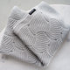 Lullalove Couverture pour bébé toute l'année Gris