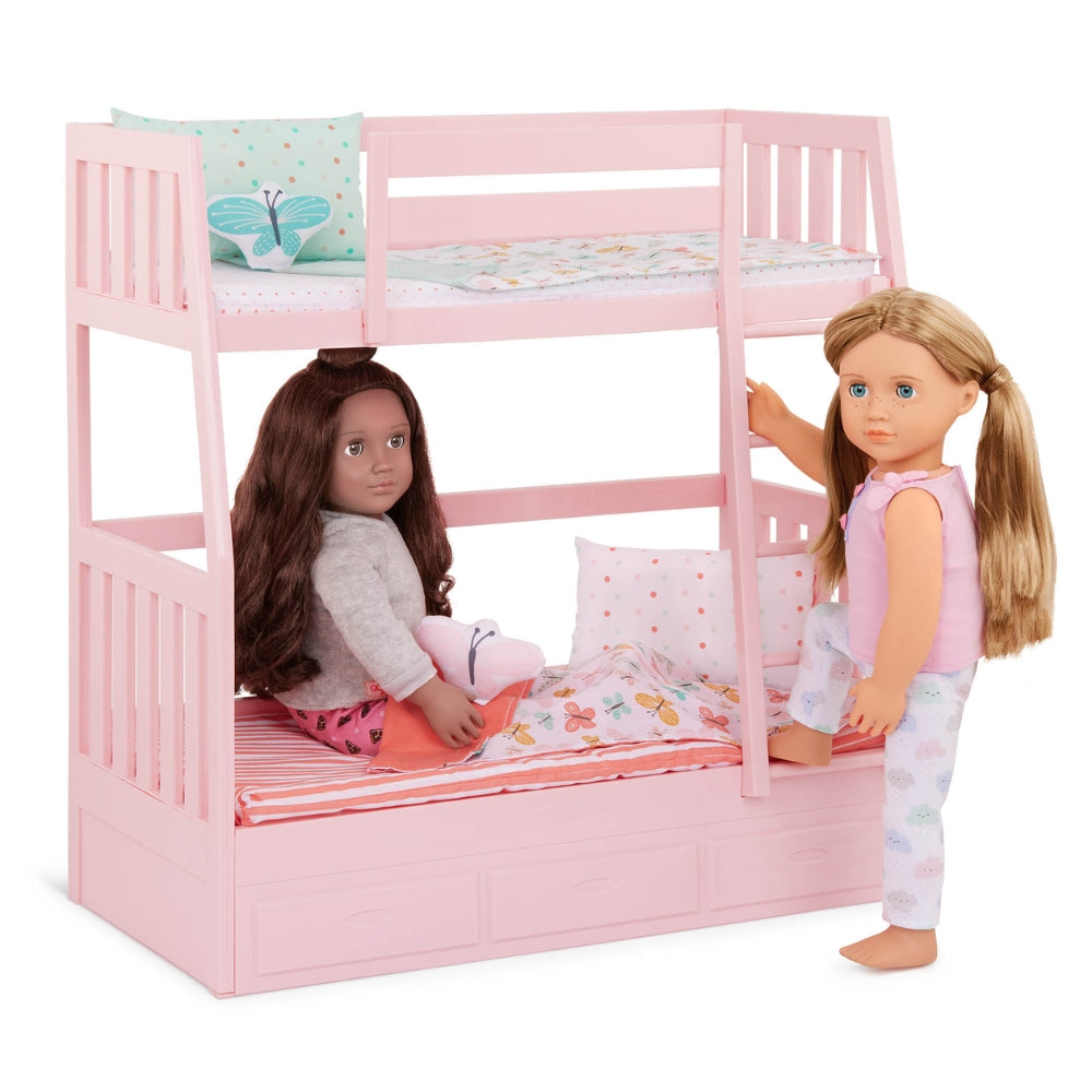 LIT DE POUPÉE bébé, Mini lit superposé de Simulation haute pour 1/2 LIT DE POUPÉE bébé, Mini lit superposé de Simulation haute pour 1/2