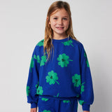 Bobo Choses Sweat-shirt Lucky Clover pour enfants, tout en bleu