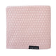 LullaLove Couverture bébé en laine mérinos Papillon Rose poudré
