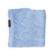 LullaLove Couverture en bambou toute saison motif coquillage Bleu