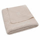 Jollein Couverture pour bébé Check Knit Oatmeal 100 x 75 cm
