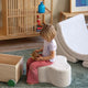 Wigiwama Pouf pour enfants Crème Blanc Nuage