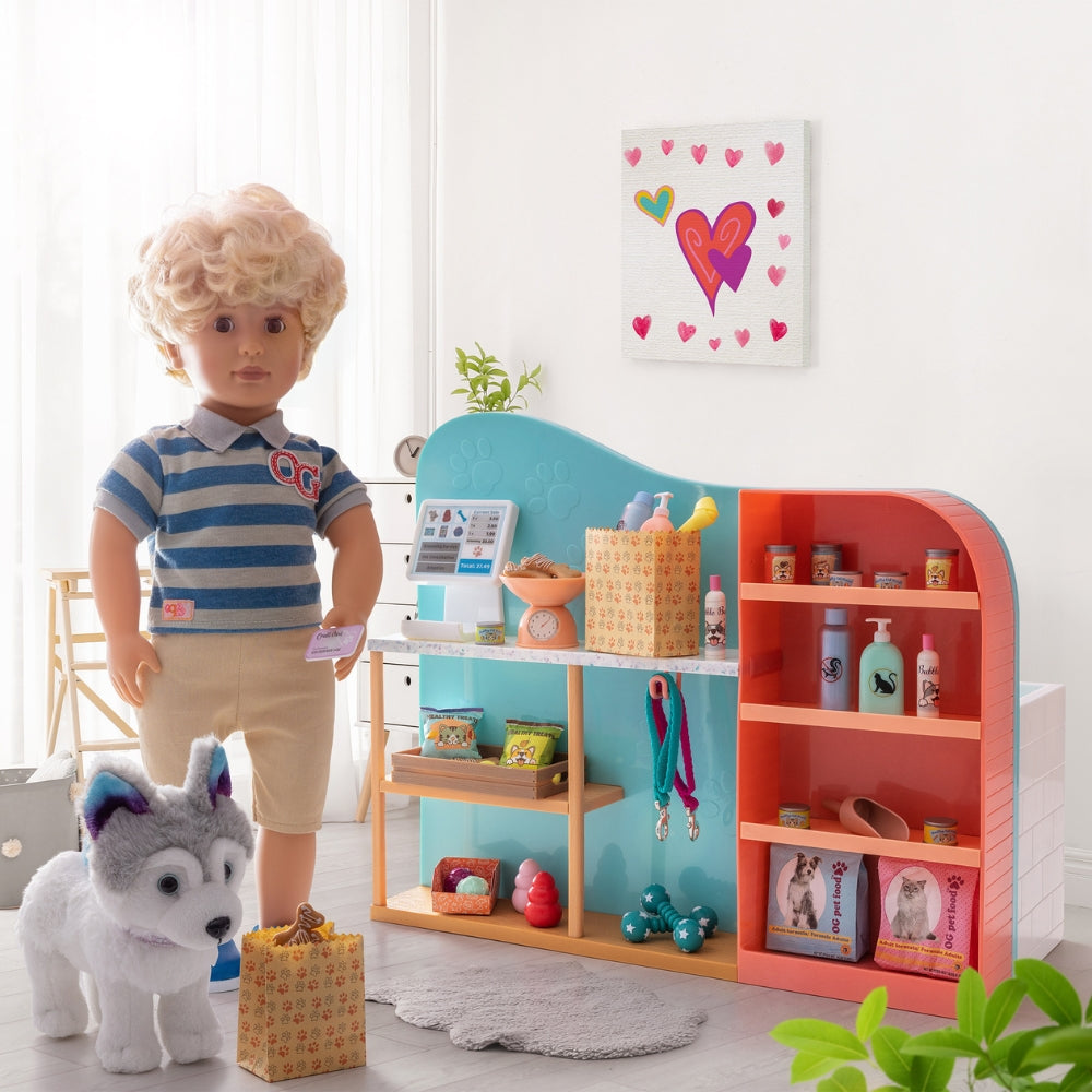 Our Generation chat avec griffoir et accessoires pour votre animal de Our Generation chat avec griffoir et accessoires pour votre animal de