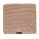 Lullalove Couverture papillon en laine mérinos - beige caramel
