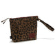 La Millou Waterproof Cosmetic Bag Leopard Choco par Magdalena Lamparska S
