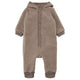 Mikk line baby jumpsuit avec capuche en laine mérinos Melange Denver