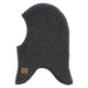 Mikk Line Cagoule en laine mérinos pour enfants Anthracite Melange