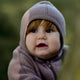 Mikk Line Pull cheminée en laine mérinos pour enfants Twilight Mauve