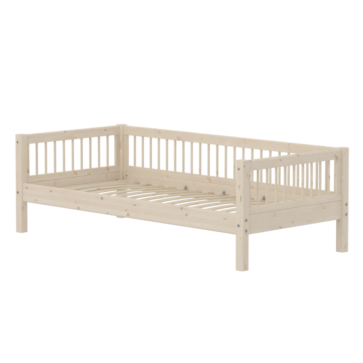 Flexa Lit simple pour enfants Classic White Washed Pine