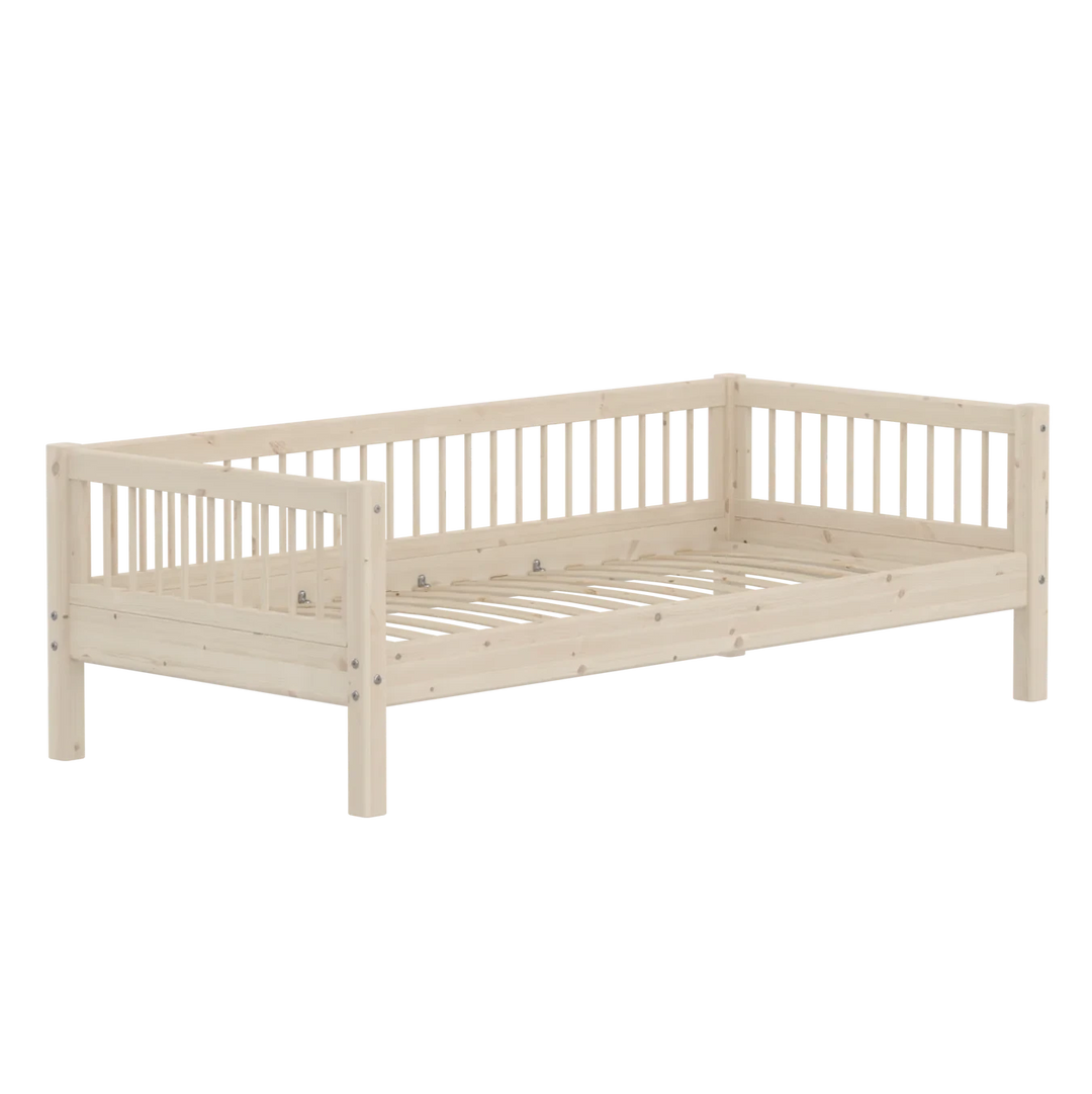 Flexa Lit simple pour enfants Classic White Washed Pine