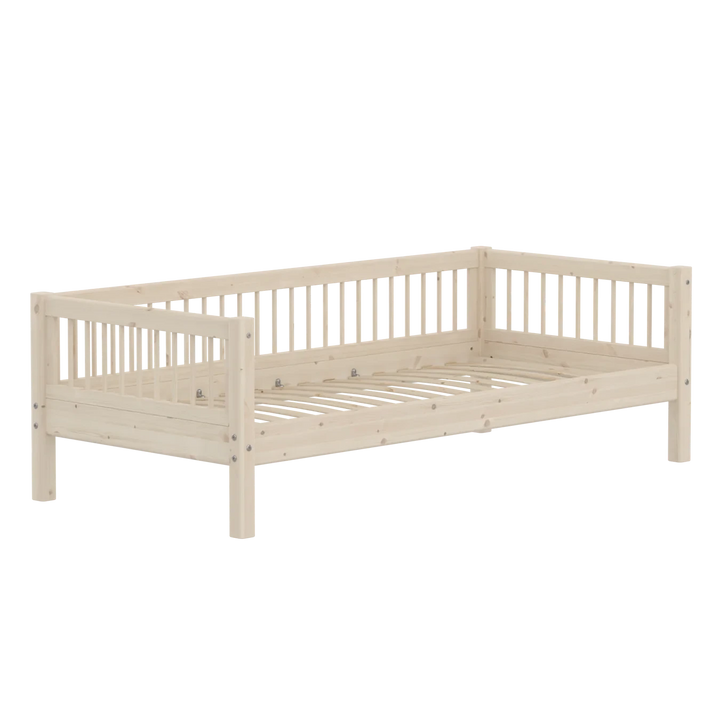 Flexa Lit simple pour enfants Classic White Washed Pine