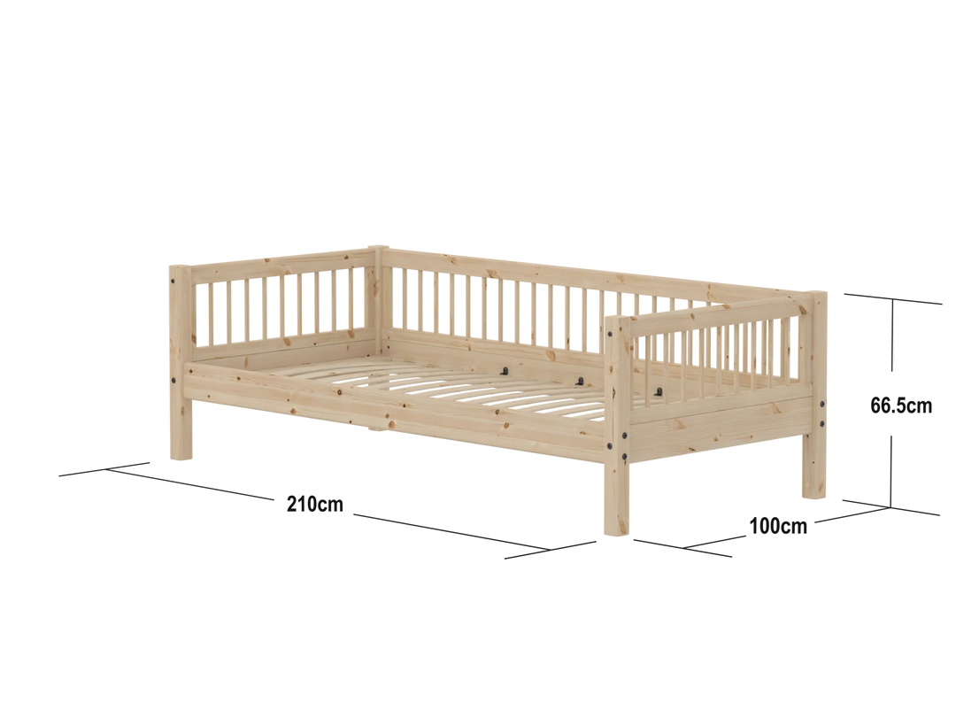 Flexa Lit simple pour enfants Classic Pine