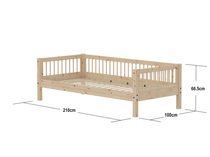 Flexa Lit simple pour enfants Classic Pine