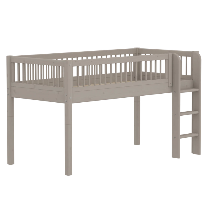 Flexa Lit mezzanine haut pour bébé Classic Grey Washed Pine