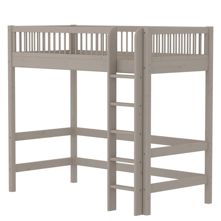 Flexa Lit mezzanine haut pour bébé Classic Grey Washed Pine