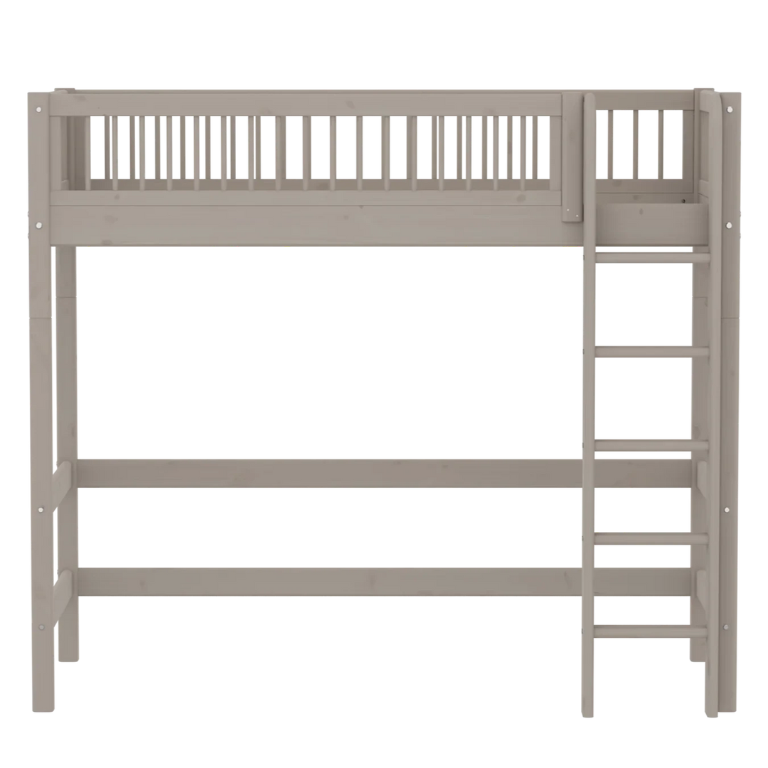 Flexa Lit mezzanine haut pour bébé Classic Grey Washed Pine