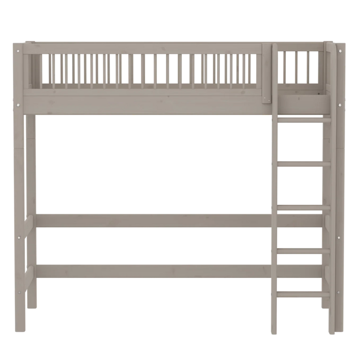 Flexa Lit mezzanine haut pour bébé Classic Grey Washed Pine