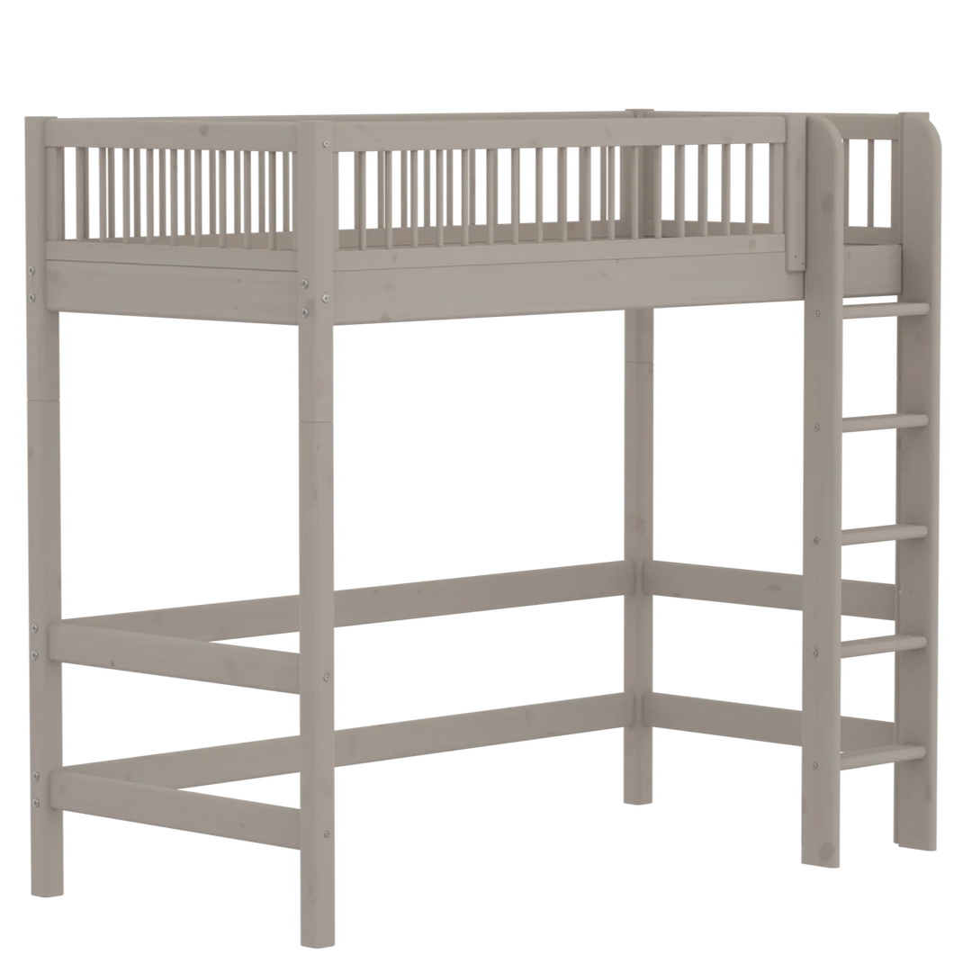 Flexa Lit mezzanine haut pour bébé Classic Grey Washed Pine