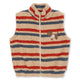 Konges Slojd Gilet pour enfants avec imprimé brodé Joddy Teddy Tangerine Stripe