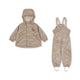 Konges Slojd Ensemble de pluie pour enfants Palme Stripe La Mer