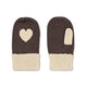 Konges Slojd Gants pour enfants Collette Chocolate Brown