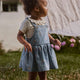 Lil' Atelier Robe en jean pour enfants Medium Blue Denim EMB NMFFUNDA
