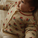 Konges Sløjd Cardigan en tricot pour enfant avec col Belou Rose