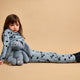 Liewood Leggings pour filles Marien Sweethearts / Bleu plage