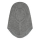 Huttelihut Cagoule enfant en laine côtelée Medium Grey Melange