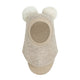 Huttelihut Cagoule enfant avec pompons Sand Melange