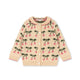 Konges Sløjd Cardigan en maille avec col Belou Cherry
