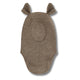 Huttelihut Cagoule enfant en laine avec oreilles à rayures Savannah Melange
