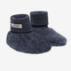 Huttelihut Chaussons bébé en laine mérinos Ombre Blue Melange