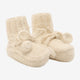 Huttelihut Chaussons bébé en laine d'alpaga Off-White